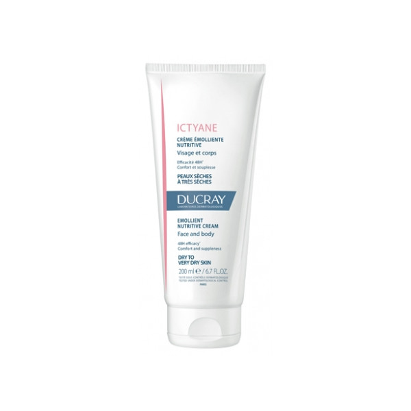 2 Ducray Ictyane Crème Émolliente Nutritive 200 ml
