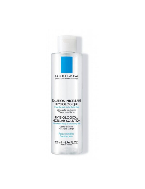 LA ROCHE-POSAY SOLUTION MICELLAIRE PHYSIOLOGIQUE 200ml Démaquille En Douceur - Visage, Yeux Et Lèvres