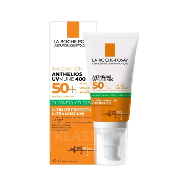 LA ROCHE POSAY ANTHELIOS UVMUNE 400 GEL CREME OIL CONTROL INVISIVLE 50 ML