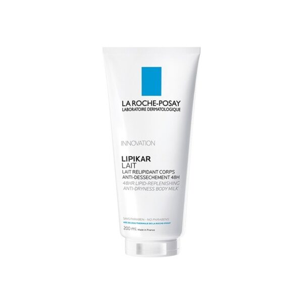 65 LA ROCHE-POSAY LIPIKAR LAIT Emolient 200ml Relipidant Corps Anti-Déssèchement