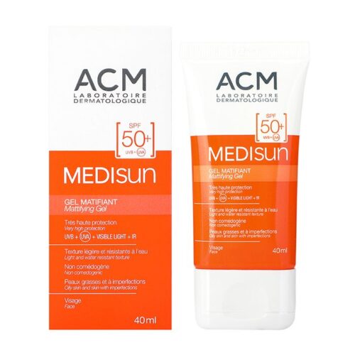 ACM MEDISUN GEL ECRAN MATIFIANT SPF 50+ 40 ML