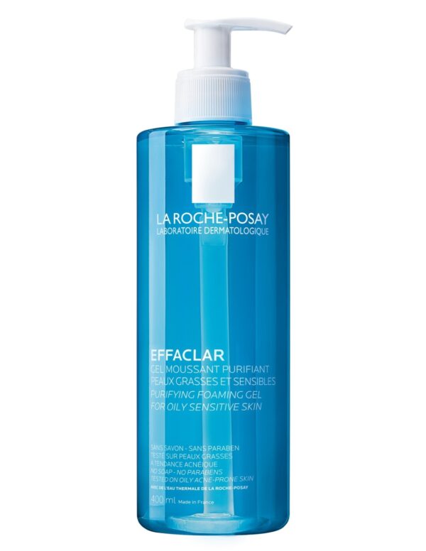 LA ROCHE-POSAY EFFACLAR GEL MOUSSANT PURIFIANT 400ML PEAUX GRASSES ET SENSIBLES