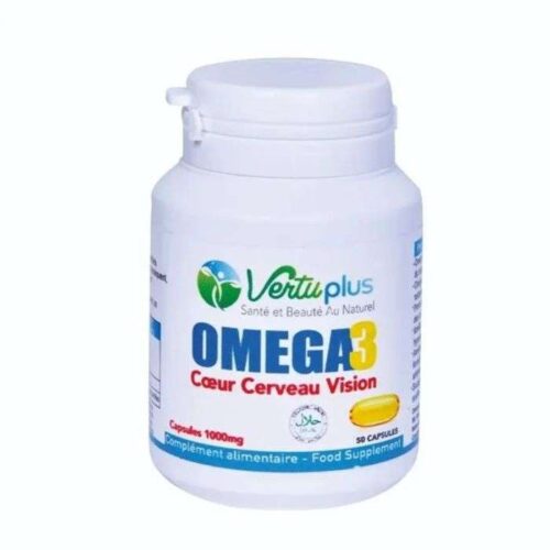 VERTU PLUS OMEGA 3 1000mg 50 CAPSULES