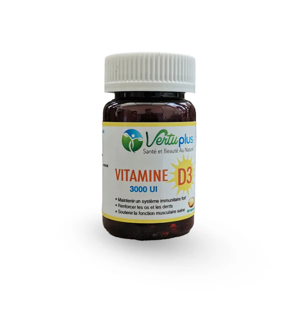 Vertu plus Vitamine D3 50 Capsules