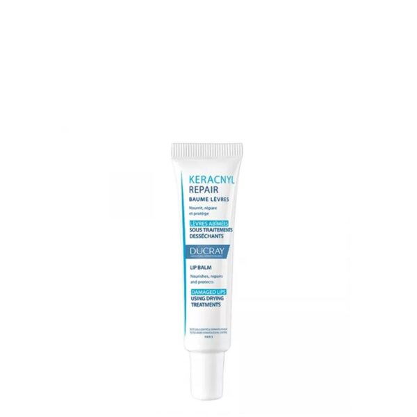 Ducray Baume réparateur lèvres abîmées par les traitements anti-acnéique oral Keracnyl Repair 15 ml