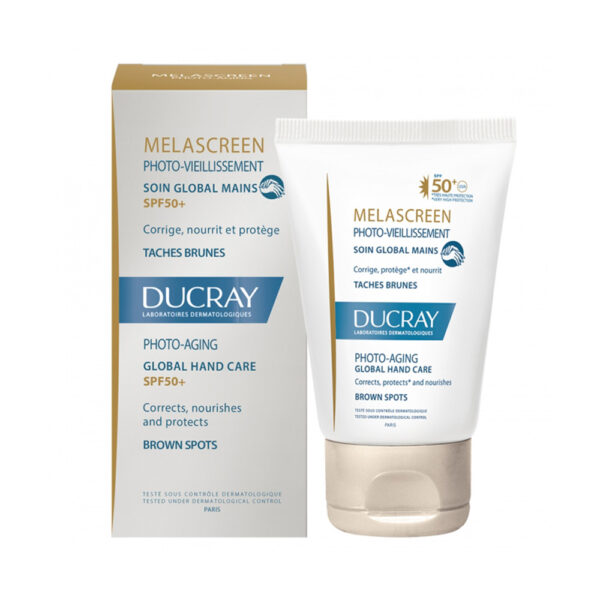 23 Ducray Soin Global Mains Photo-vieillissement Crème anti tache main Melascreen 50 ml